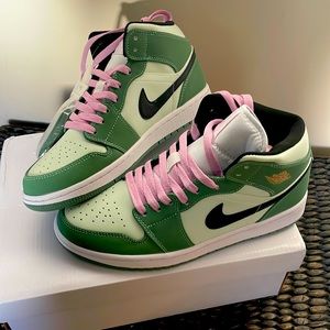 Nike Air Jordan 1 Mid Dutch Green